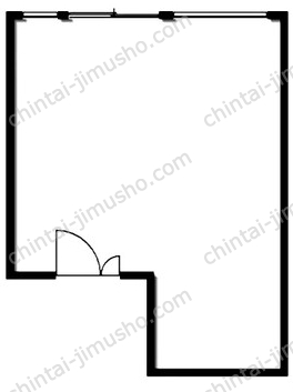 立花ビル2階の間取図