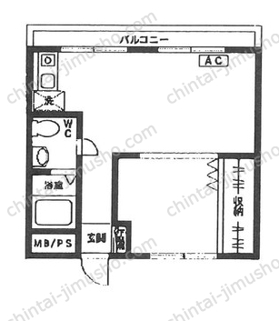 近富マンションの間取図
