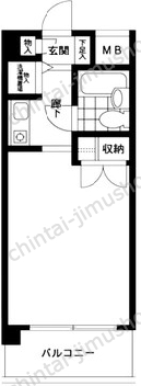 パークノヴァ伊勢佐木長者町の間取図