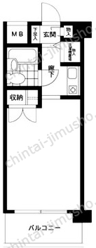 パークノヴァ伊勢佐木長者町の間取図