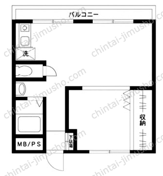 近富マンションの間取図