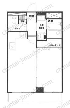 月村マンションNo.33の間取図