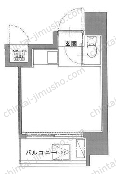デコズキャッスル赤坂の間取図