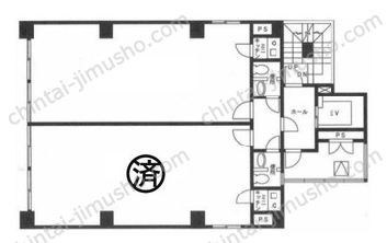 スケガワビル7階の間取図