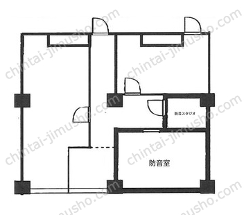the SOHOの間取図