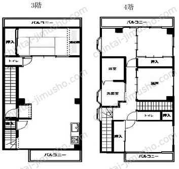 サントミ戸越銀座一括の間取図