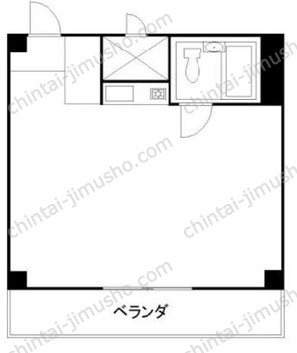 小田桐ビル4階の間取図