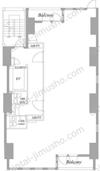 秋葉原STNフロント7階の間取図