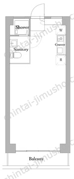 ARK HOUSE TD3階の間取図