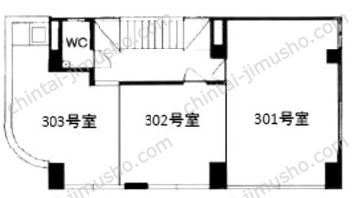 CUBE飯田橋ビルの間取図