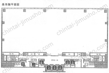 グラスキューブ品川4Fの間取図