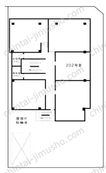 八王子繊維センタービルの間取図
