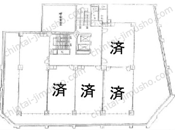 新宿セブンビルの間取図