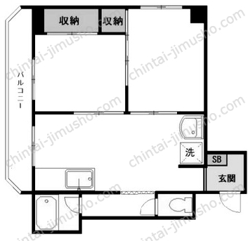 メゾンブラン田端の間取図