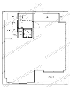 西新宿大京ビル／DUO西新宿の間取図