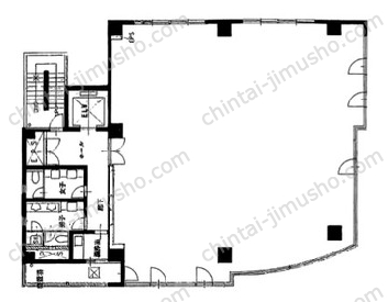 JU KINSHICHO NORTH TOWER7階の間取図