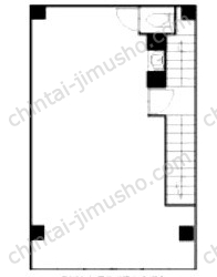 かしわせビル2階の間取図