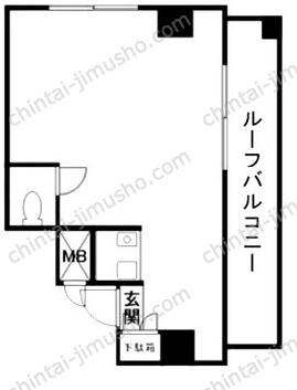 トーカン馬車道キャステールの間取図
