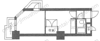 ベルメゾン池袋の間取図