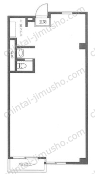 青山セブンハイツ11階の間取図