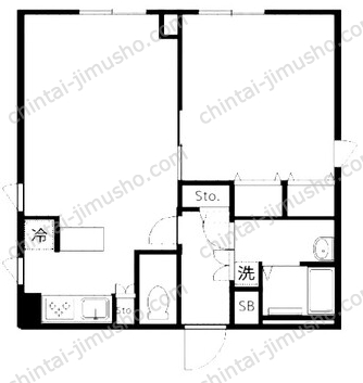 レガシア南麻布の間取図