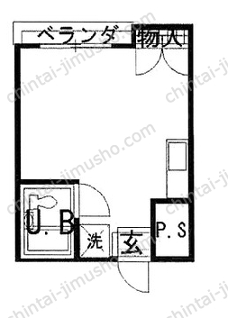 スター大山2階の間取図