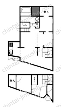 菊名4丁目貸事務所店舗一括の間取図