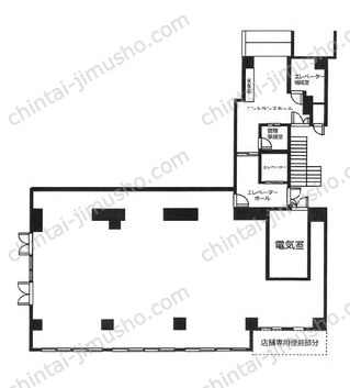 ライオンズマンション横浜西口1階の間取図