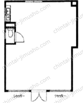 エステート両国1Fの間取図