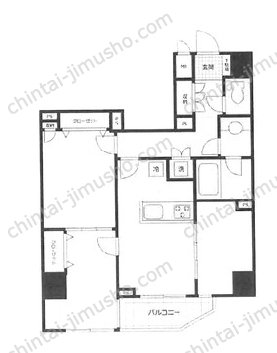 コンシェリア新橋 MASTER’S VILLA15階の間取図