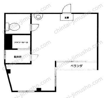 クランツ南新宿の間取図