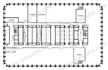 新宿センタービル／+OURS新宿の間取図