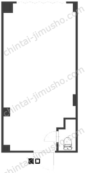 田中コーポ1Fの間取図