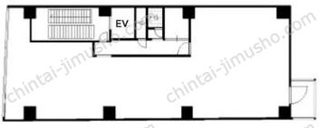 梅原ビル4階の間取図