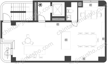 浙江建設ビル2階の間取図