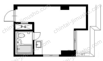 4丁目アーバンビル3階の間取図