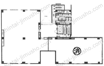 KDX飯田橋ビルの間取図