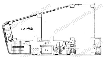 岡埜ビルの間取図