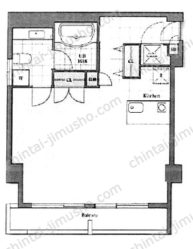 ホテル＆レジデンス六本木の間取図