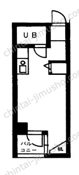 HAO6342階の間取図