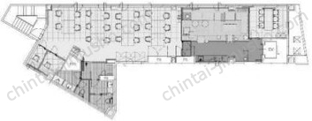 NOVEL WORK Ichigaya2階の間取図