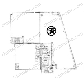 サン・ロータスビル3階の間取図