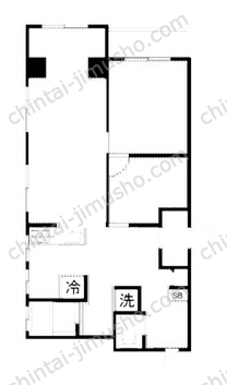 ウェイサイドマンション／ウェイサイドビル11階の間取図
