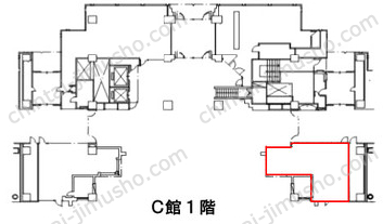 大森ベルポートC館1階の間取図