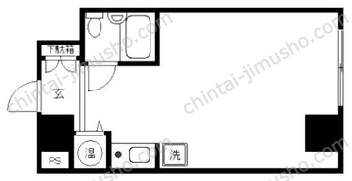日興パレス横浜の間取図