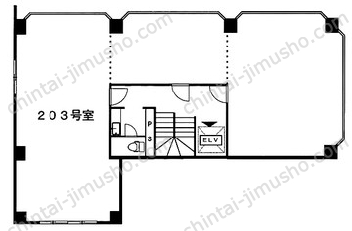 喜助神田須田町ビルの間取図