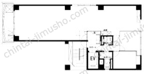 ワールド四谷ビル4階の間取図