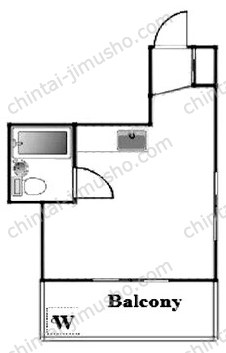 シティ第二日暮里ビル5階の間取図