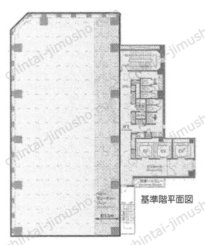 新橋M-SQUARE7階の間取図