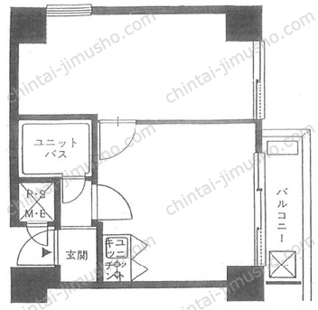 青山アルコーブの間取図